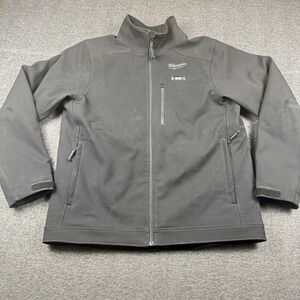 Milwaukee M12 Heated Jacket Mens Large Black Full Zip No Battery No Charger